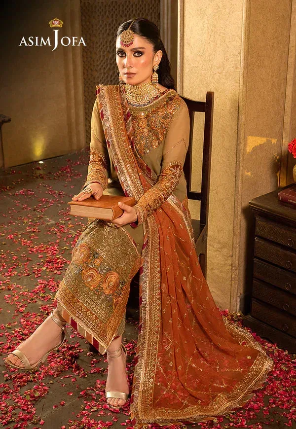 Asim Jofa Velvet Festive 23 Green Chiffon – view 2 – Poshaq