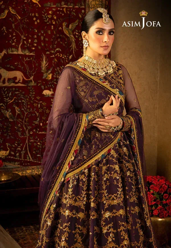 Asim Jofa Velvet Festive 23 Purple Velvet – view 5 – Poshaq