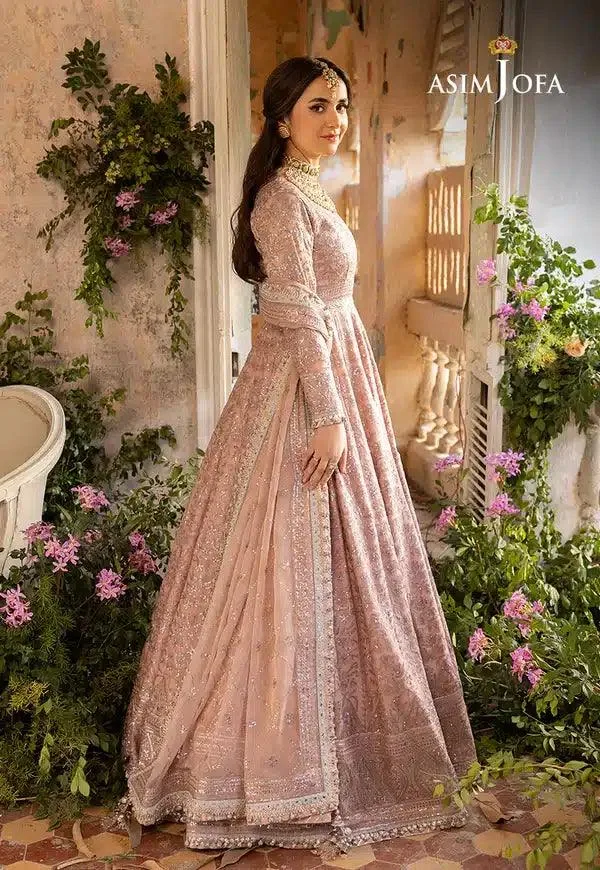 Asim Jofa Khwab e Naubahar 23 Pink Chiffon – view 9 – Poshaq