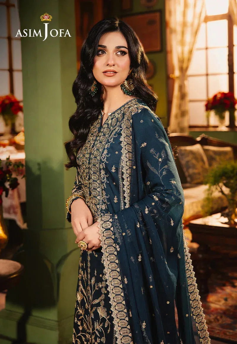 Asim Jofa Afsanay Luxury Pret Beige Lawn – view 3 – Poshaq