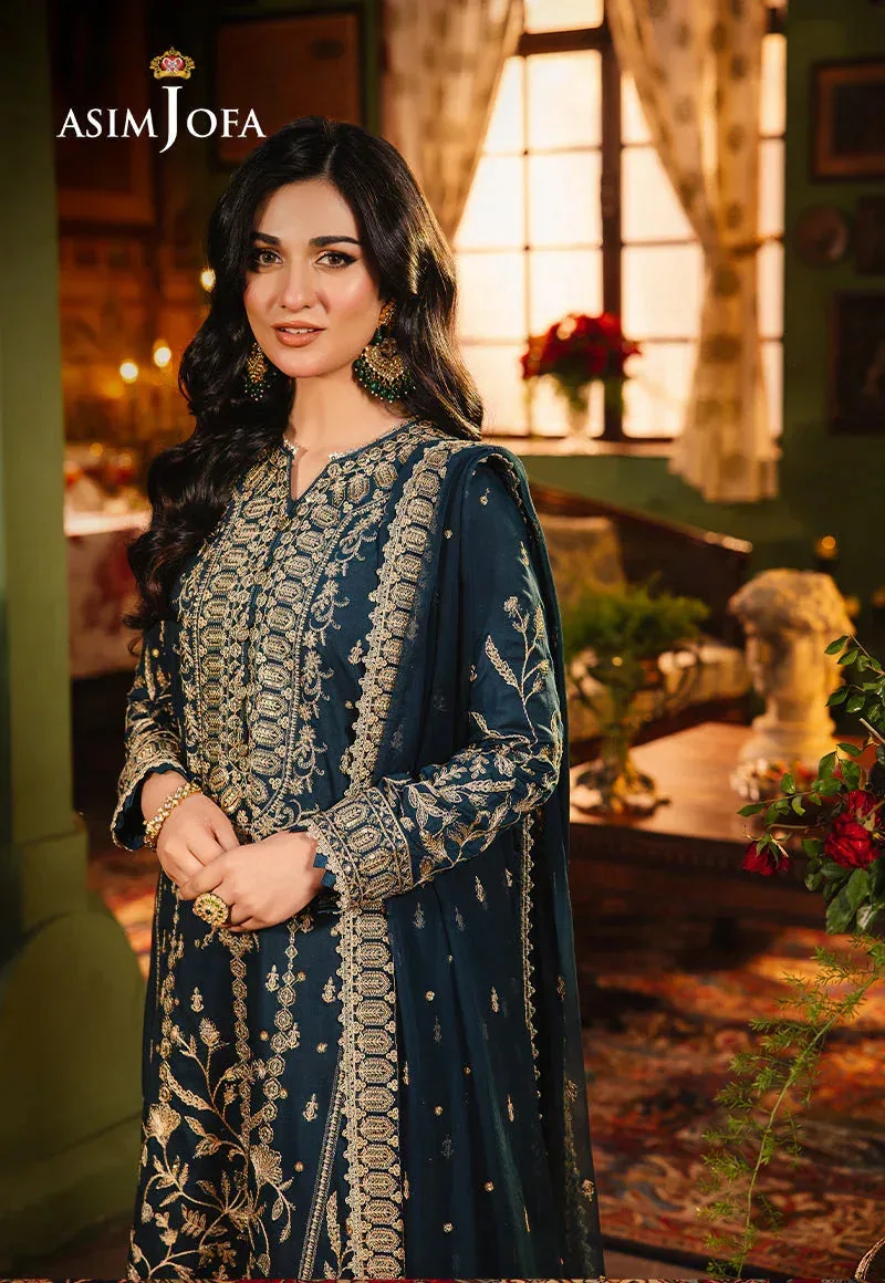 Asim Jofa Afsanay Luxury Pret Beige Lawn – view 5 – Poshaq
