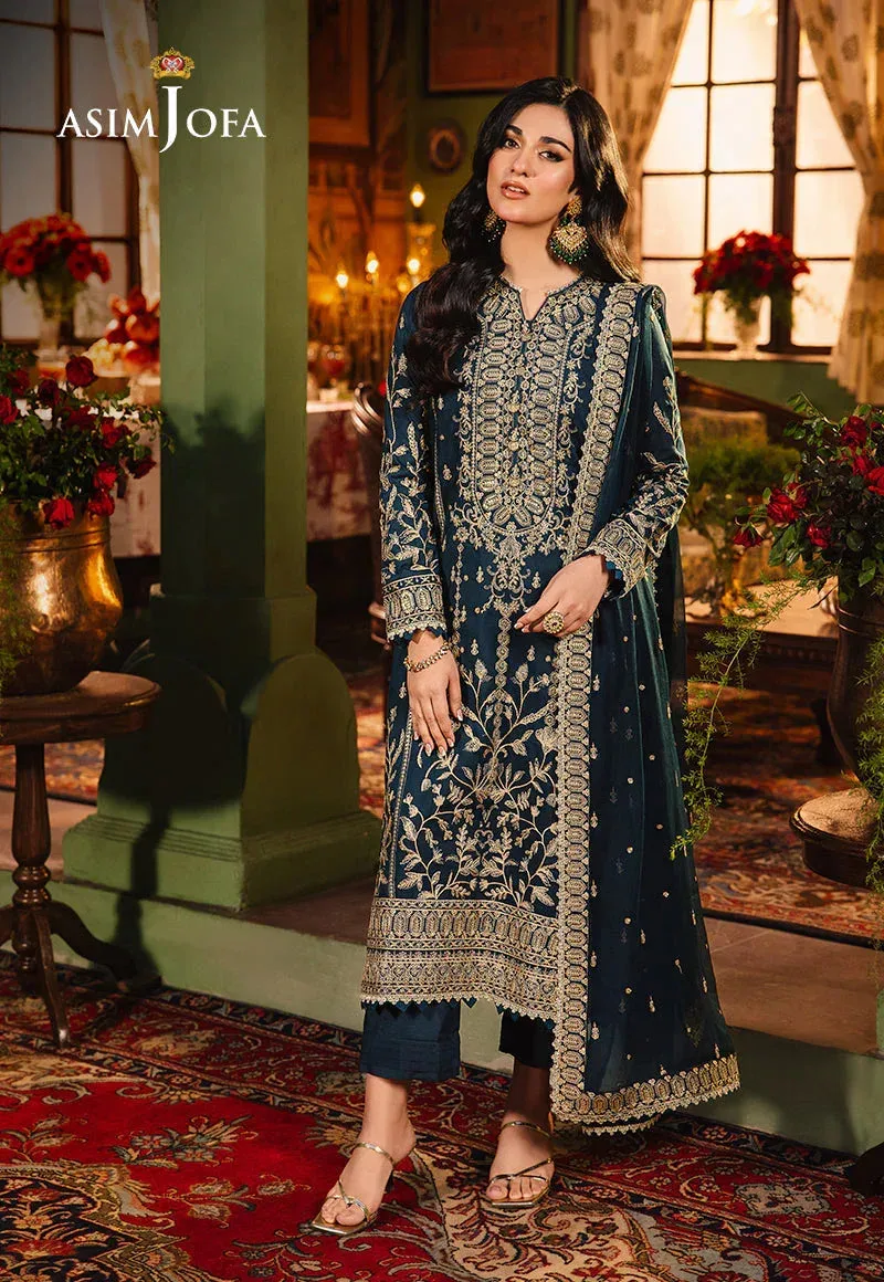 Asim Jofa Afsanay Luxury Pret Beige Lawn – view 6 – Poshaq
