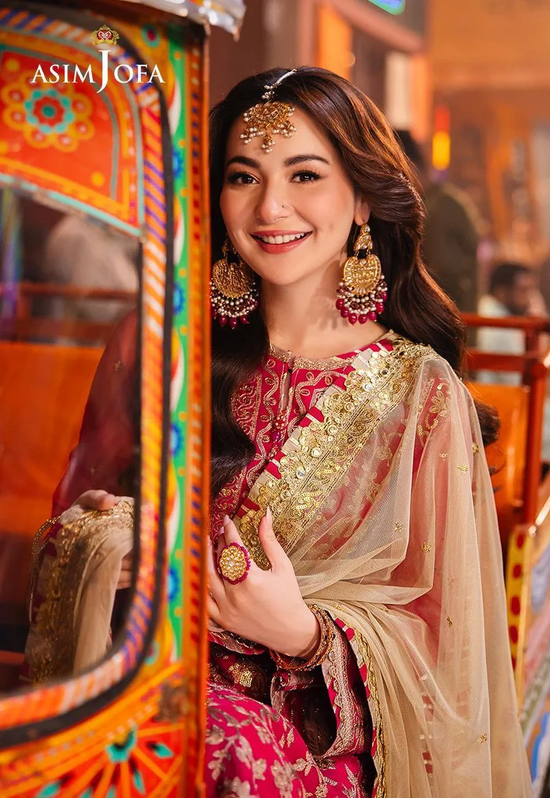 Asim Jofa Chamkeli Formals 24 Fuchsia Net – view 4 – Poshaq
