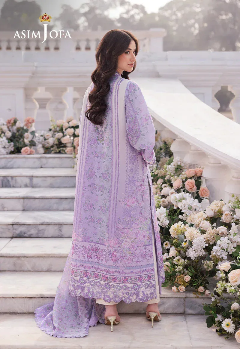 Asim Jofa Charmuse Silk Lilac Silk – view 2 – Poshaq