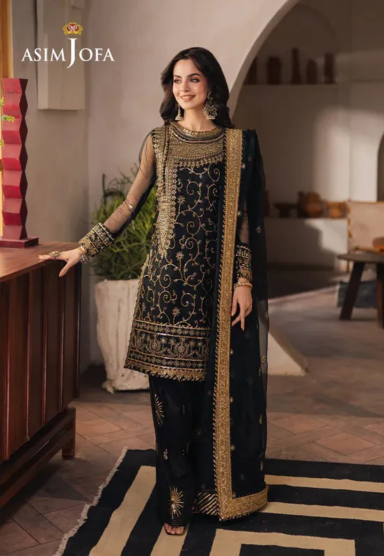 Asim Jofa Heeriye Formals Organza – view 1 – Poshaq