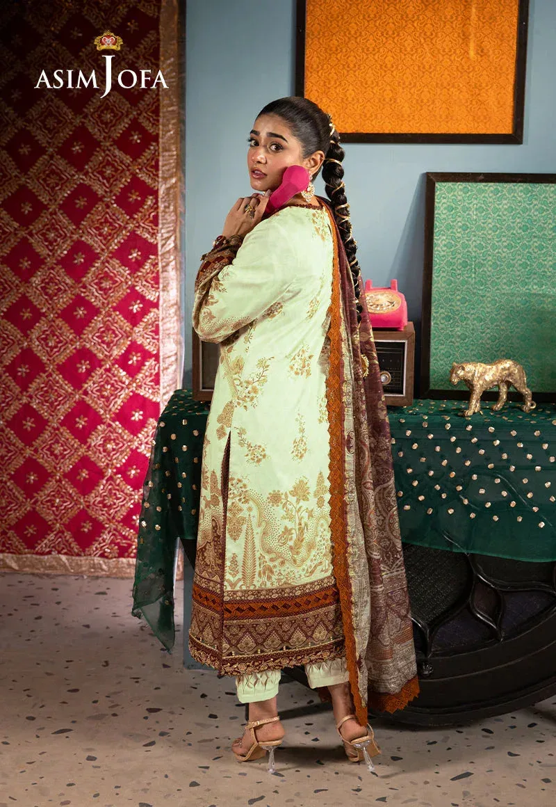 Asim Jofa Asra Festive Essentials Off White Organza – view 2 – Poshaq