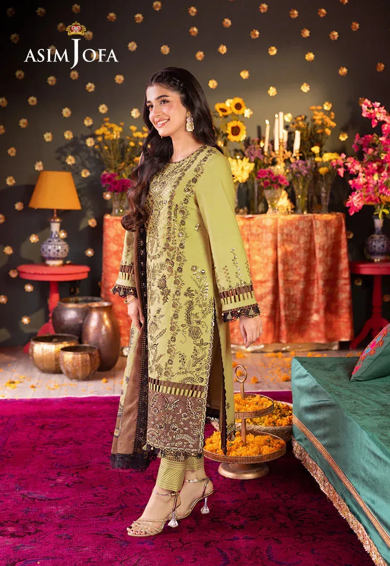 Asim Jofa Asra Festive Essentials Black Jacquard – view 4 – Poshaq