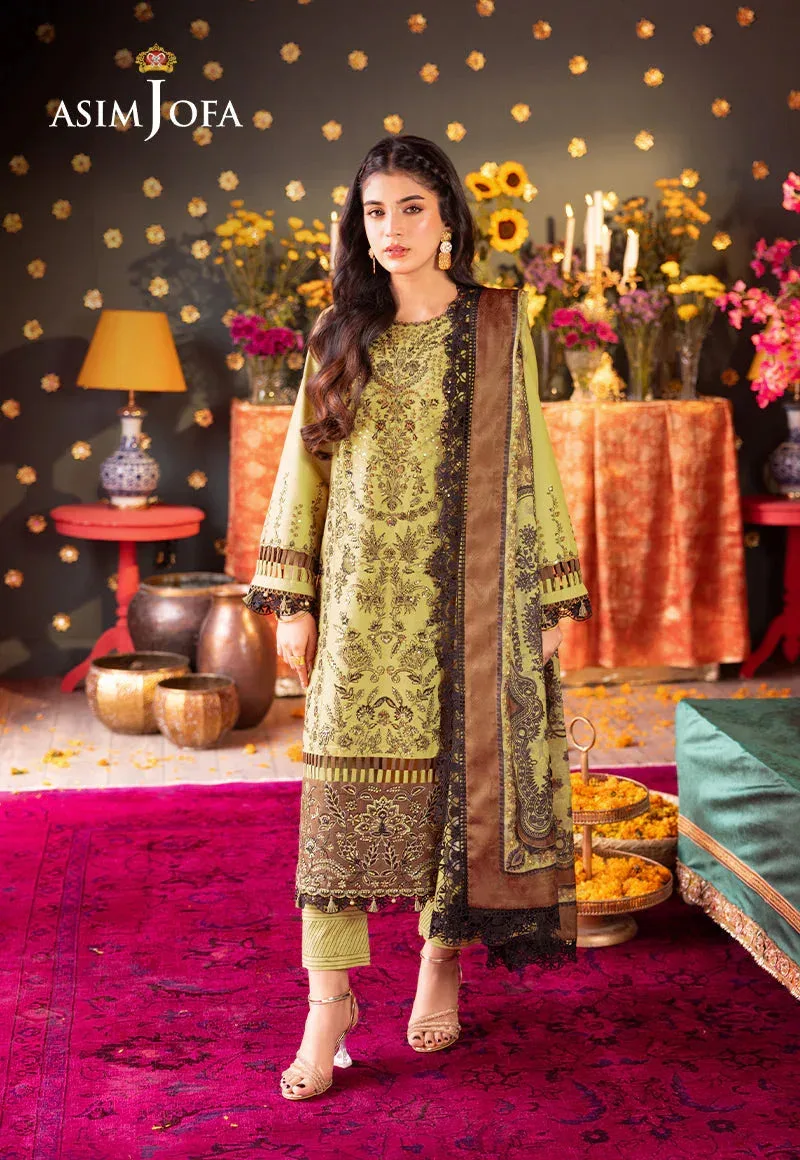 Asim Jofa Asra Festive Essentials Black Jacquard – view 5 – Poshaq
