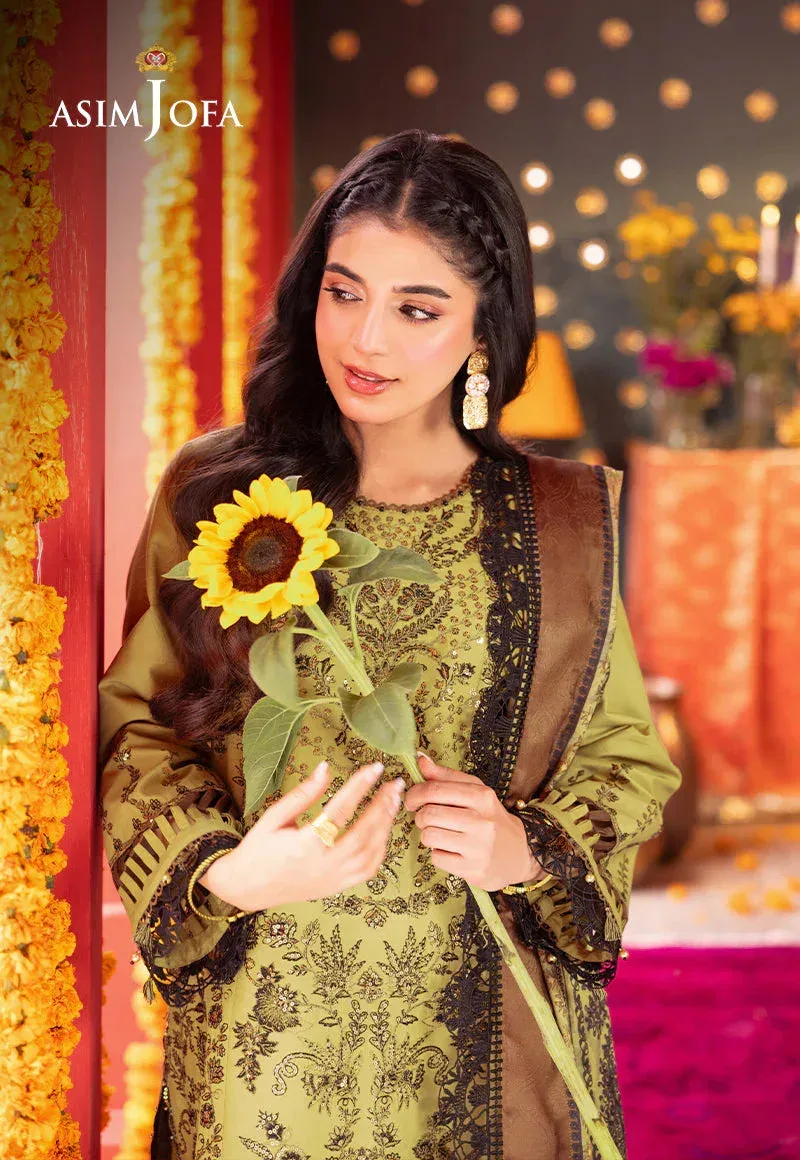 Asim Jofa Asra Festive Essentials Black Jacquard – view 6 – Poshaq