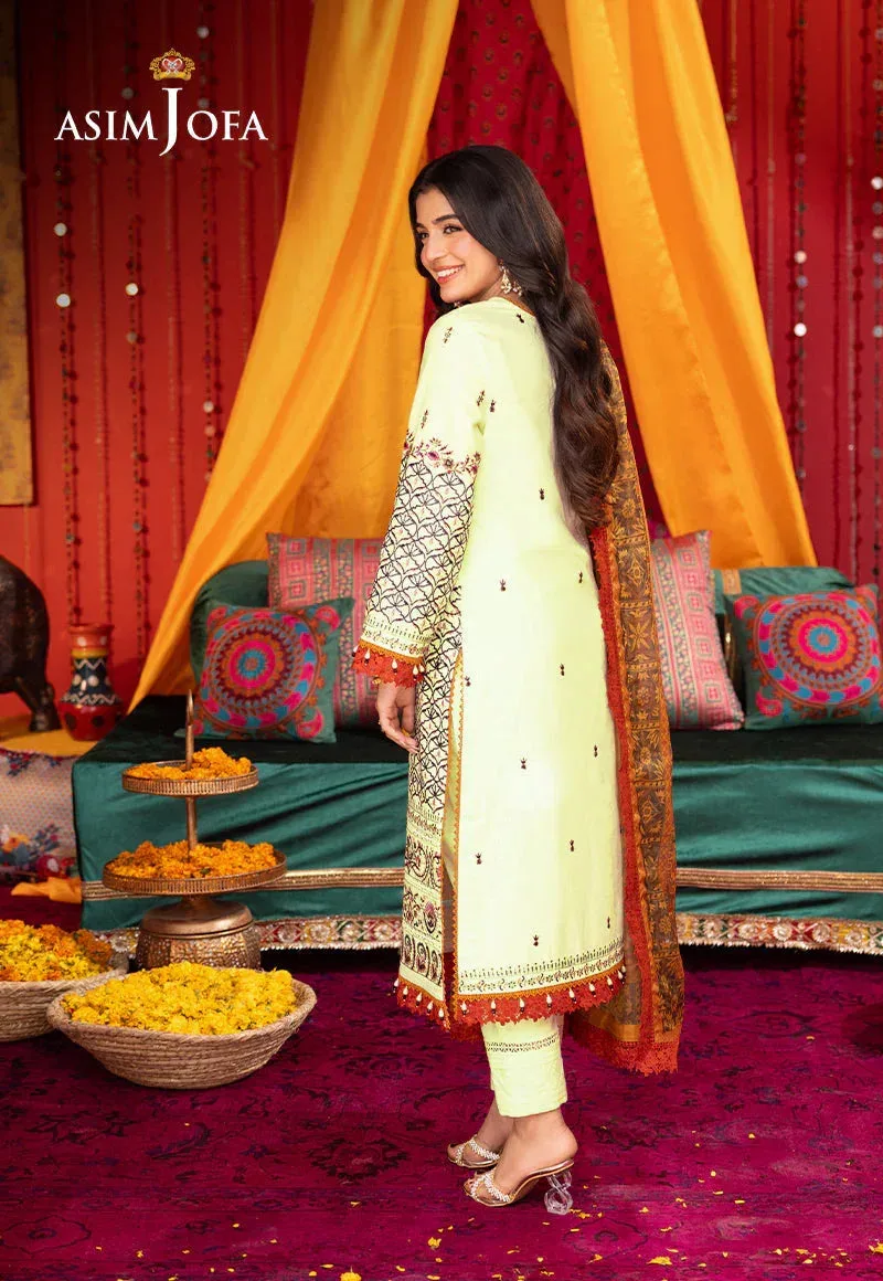 Asim Jofa Asra Festive Essentials White Cambric – view 2 – Poshaq