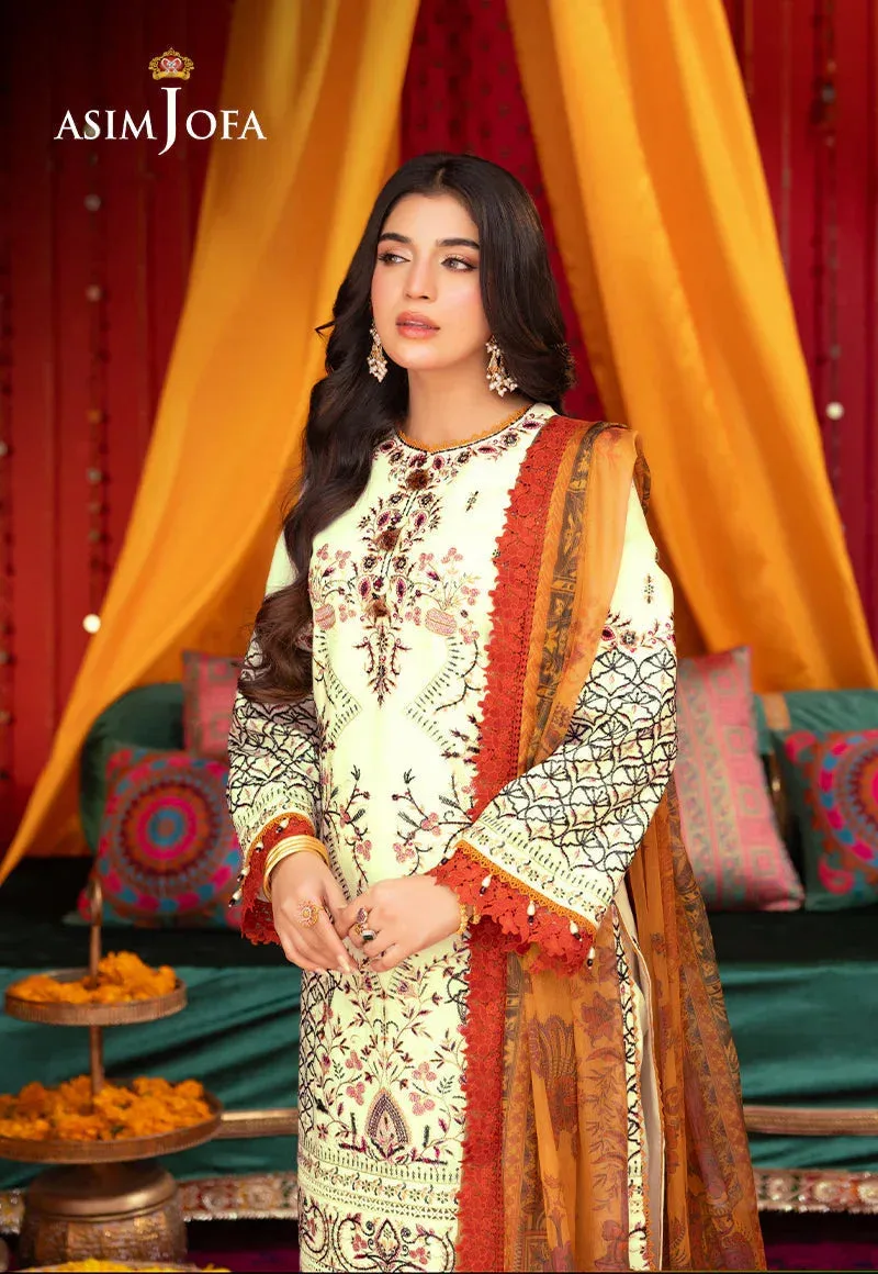 Asim Jofa Asra Festive Essentials White Cambric – view 3 – Poshaq