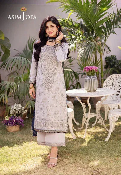 Asim Jofa Dhanak Rang Collection Black Chiffon – view 1 – Poshaq