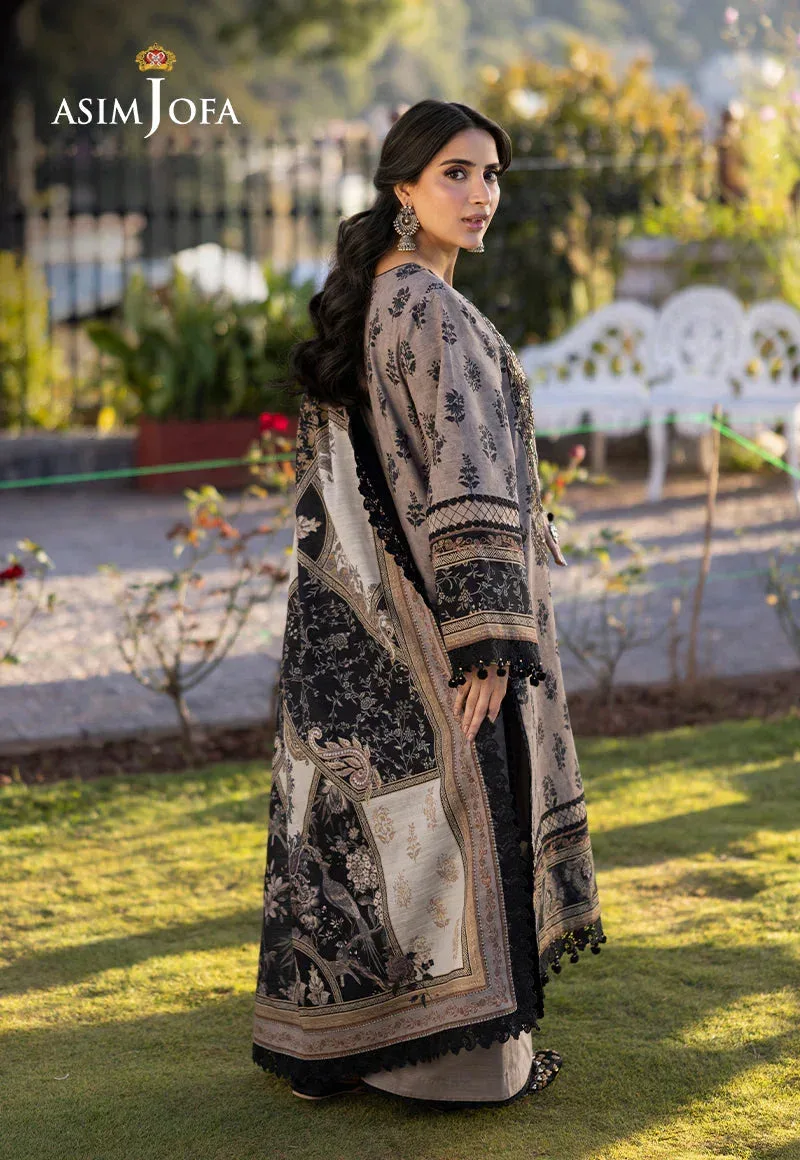 Asim Jofa Winter Collection 24 Grey Organza – view 2 – Poshaq