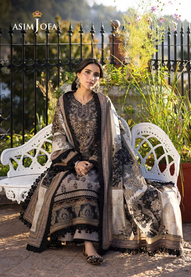 Asim Jofa Winter Collection 24 Grey Organza – view 5 – Poshaq