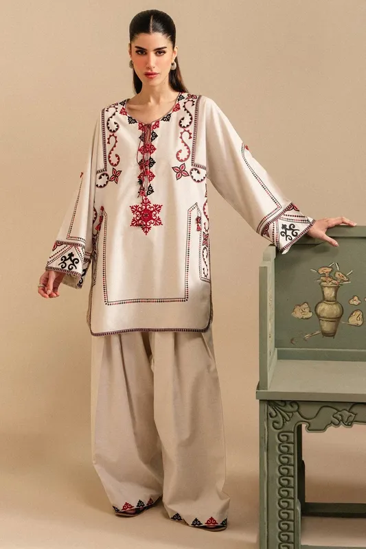 Elan Winter Basics 25 Off White Cotton – view 1 – Poshaq