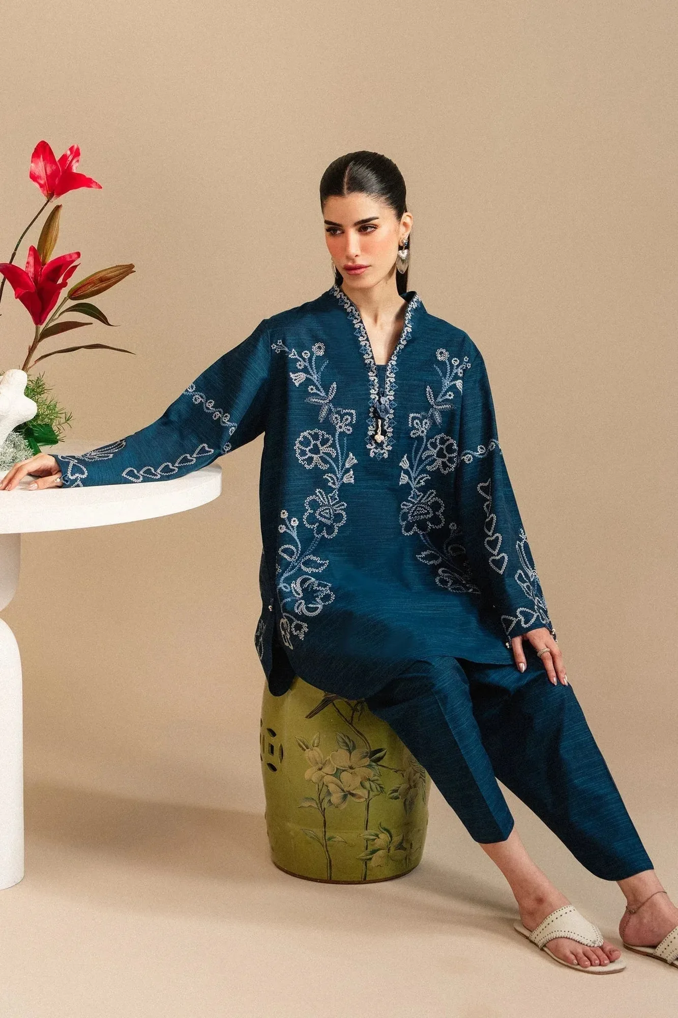Elan Winter Basics 25 Ivory Cotton – view 4 – Poshaq