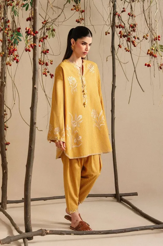 Elan Winter Basics 25 Mustard Cotton – view 1 – Poshaq