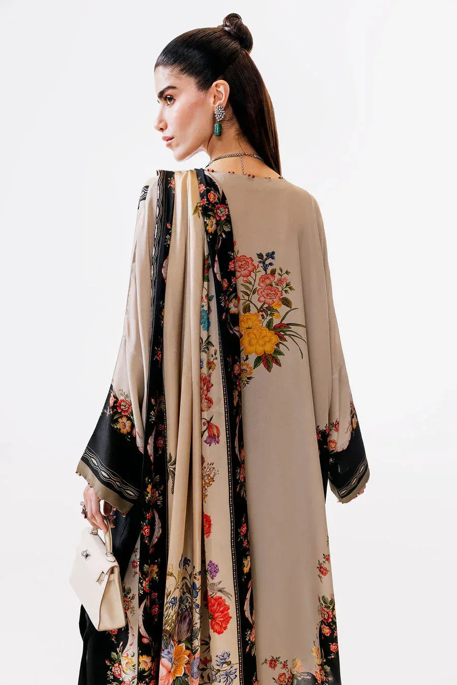 Elan Auree Pret Beige Silk – view 2 – Poshaq