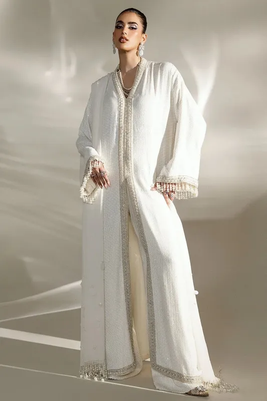 Elan Lueur Dor Ivory Chiffon – view 1 – Poshaq