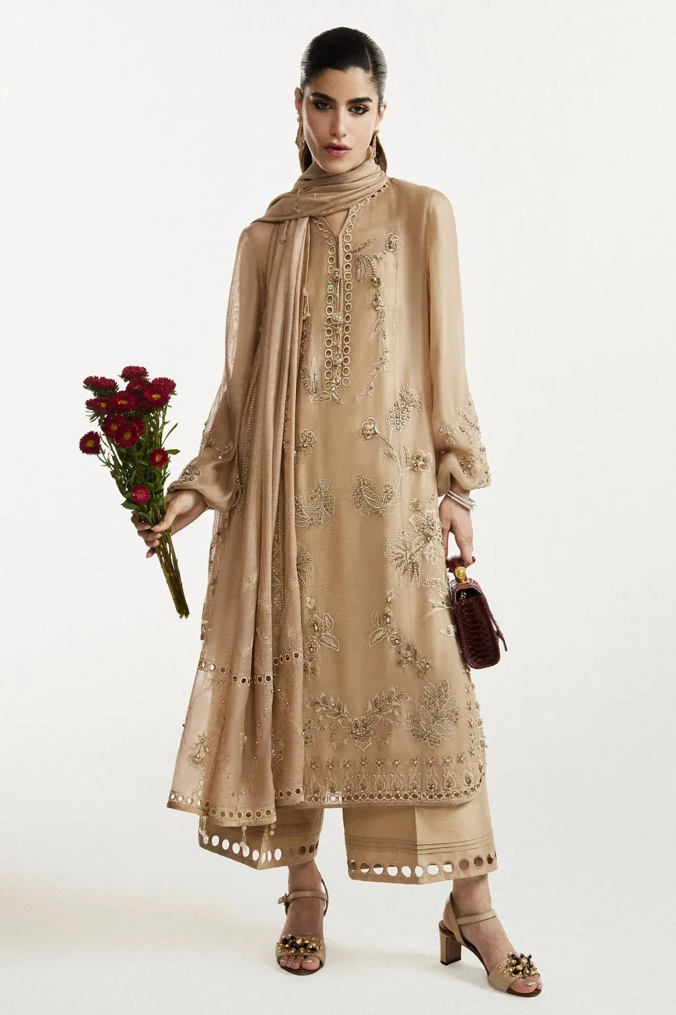Elan light brown Cotton – view 1 – Poshaq