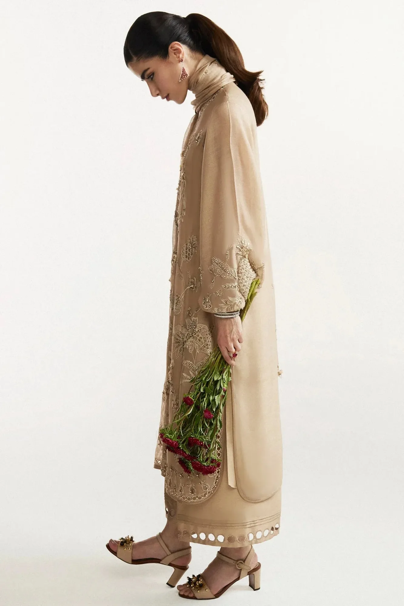 Elan light brown Cotton – view 2 – Poshaq