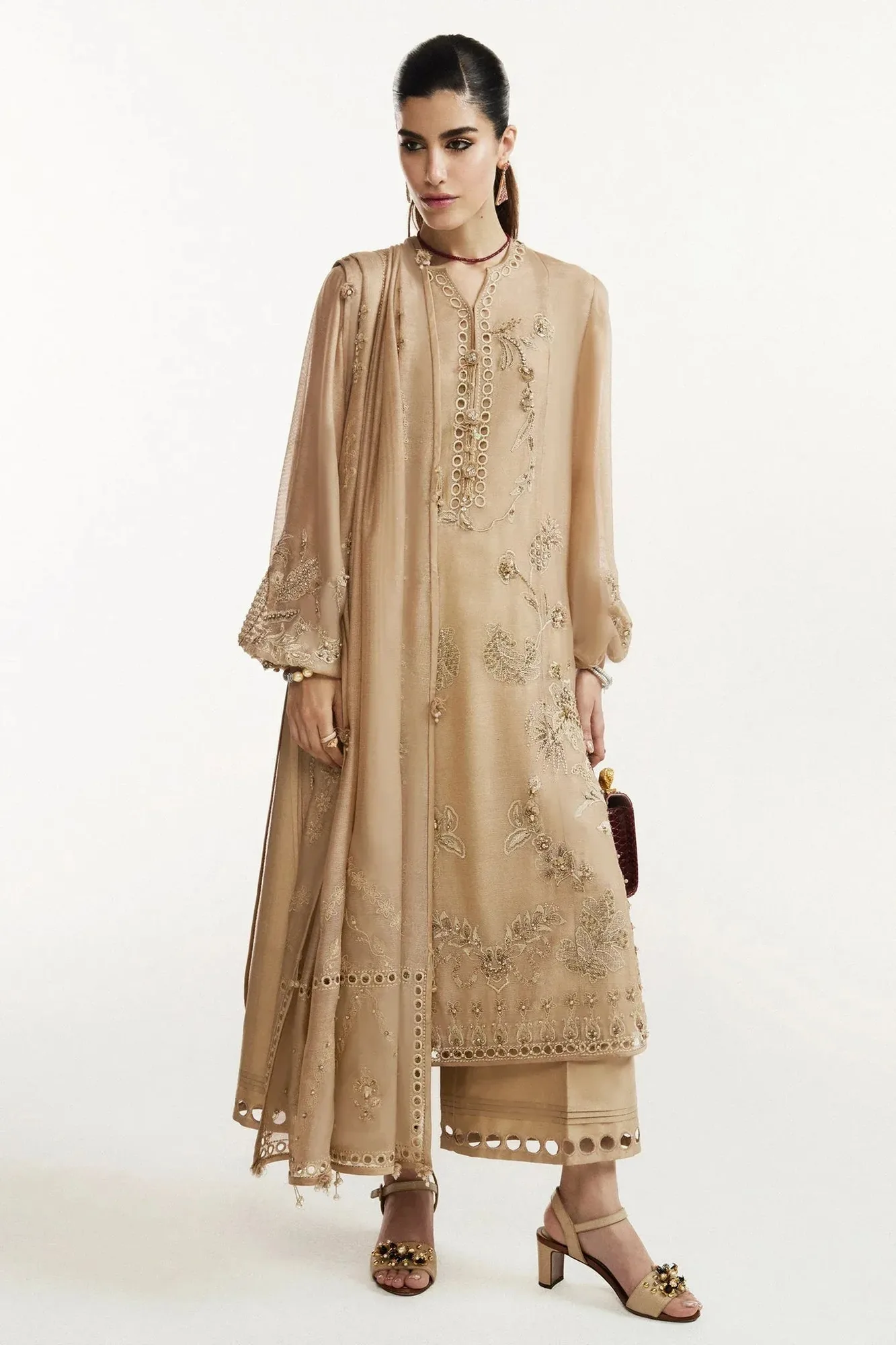 Elan light brown Cotton – view 3 – Poshaq
