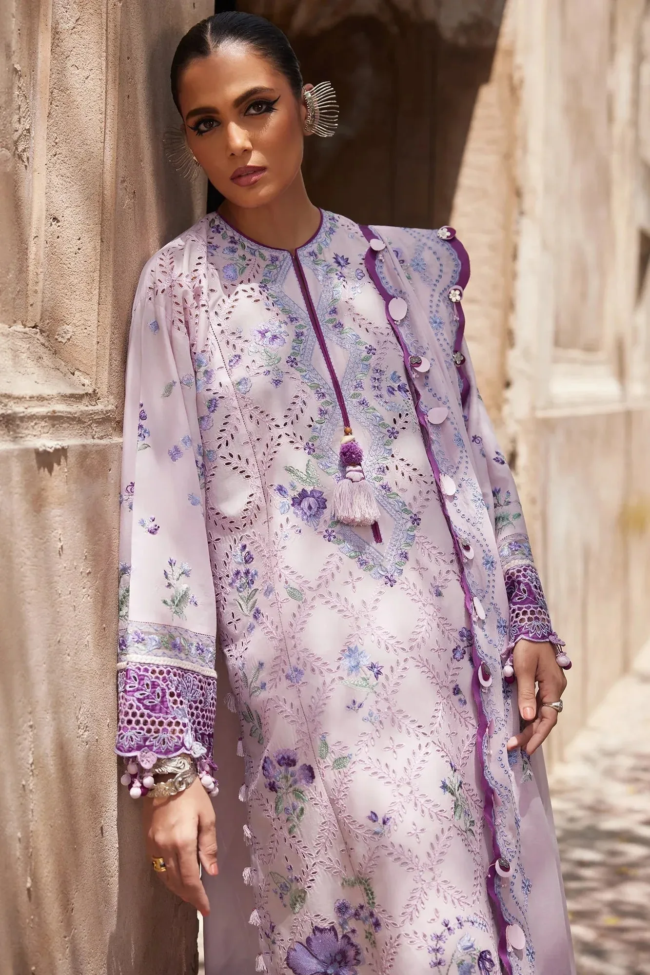 Elan Luxury Lawn 25 Lilac Lawn – view 4 – Poshaq