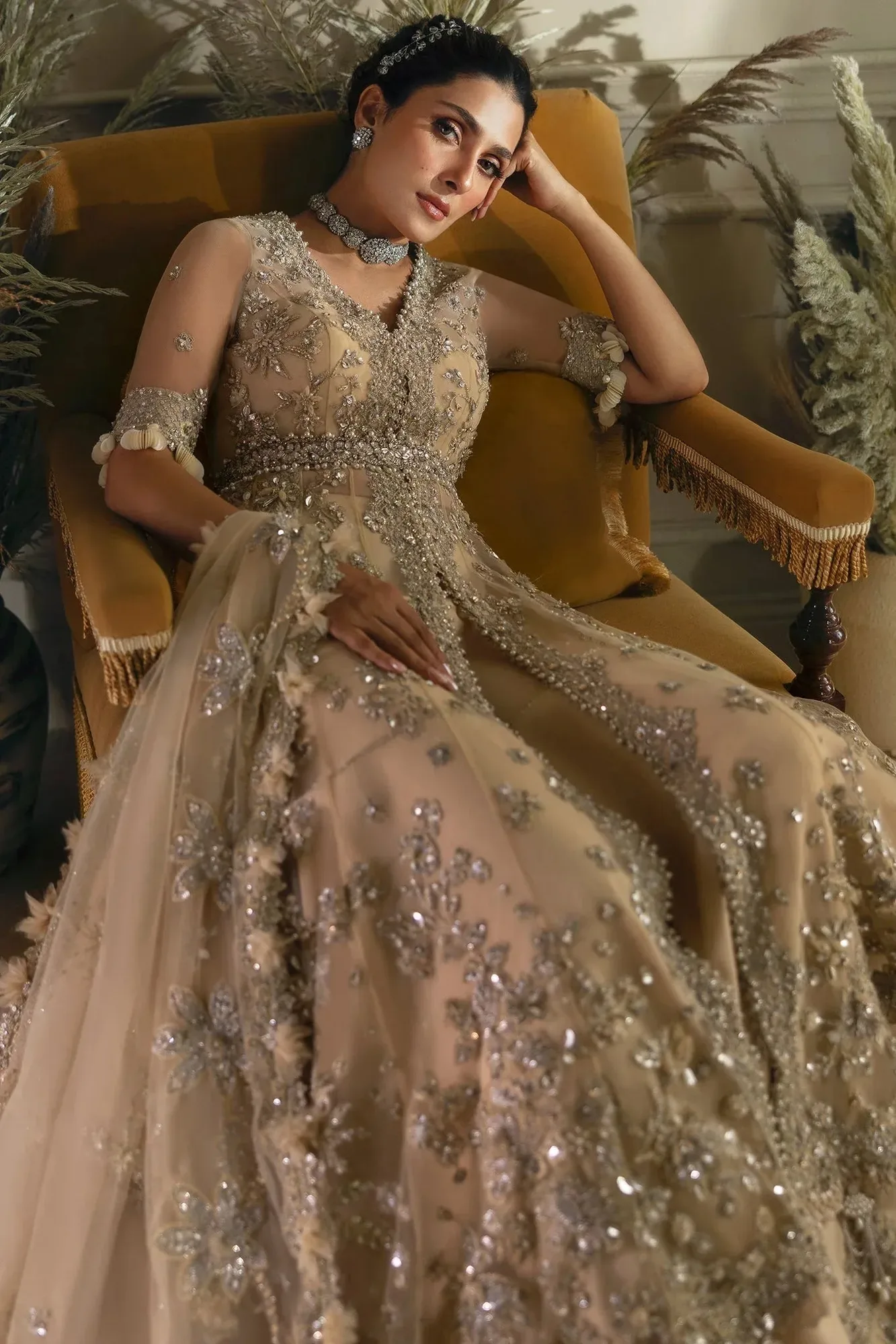 Elan Wedding Festive 24 Skin Net – view 5 – Poshaq