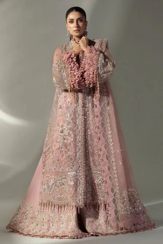 Elan Wedding Festive 24 Blush Pink Organza – view 1 – Poshaq