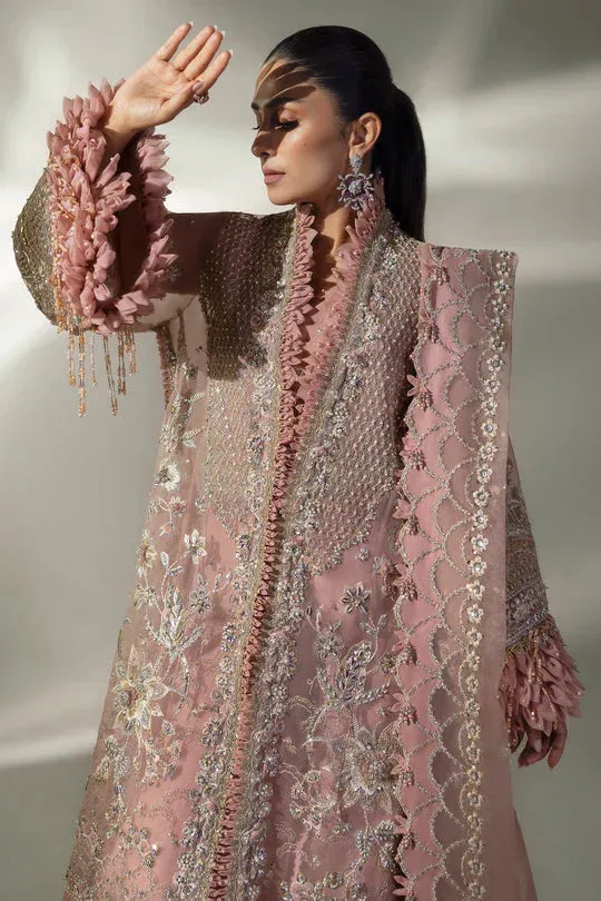 Elan Wedding Festive 24 Blush Pink Organza – view 7 – Poshaq