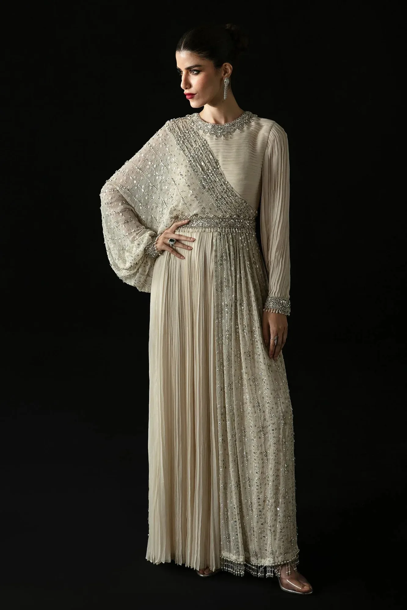 Elan Pret Crepusule Ivory Chiffon – view 1 – Poshaq