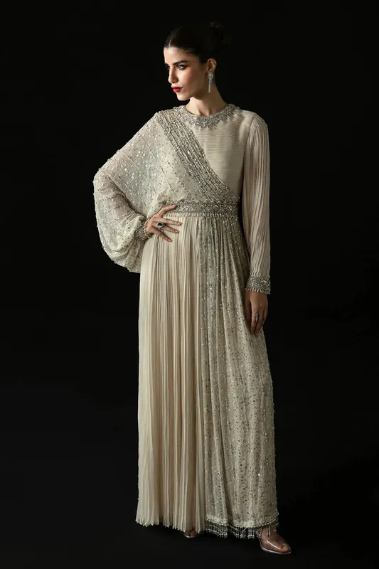 Elan Pret Crepusule Ivory Chiffon – view 1 – Poshaq