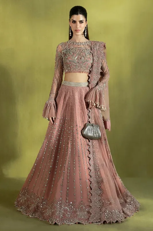 Elan Pret Crepusule Powder Pink Net – view 1 – Poshaq