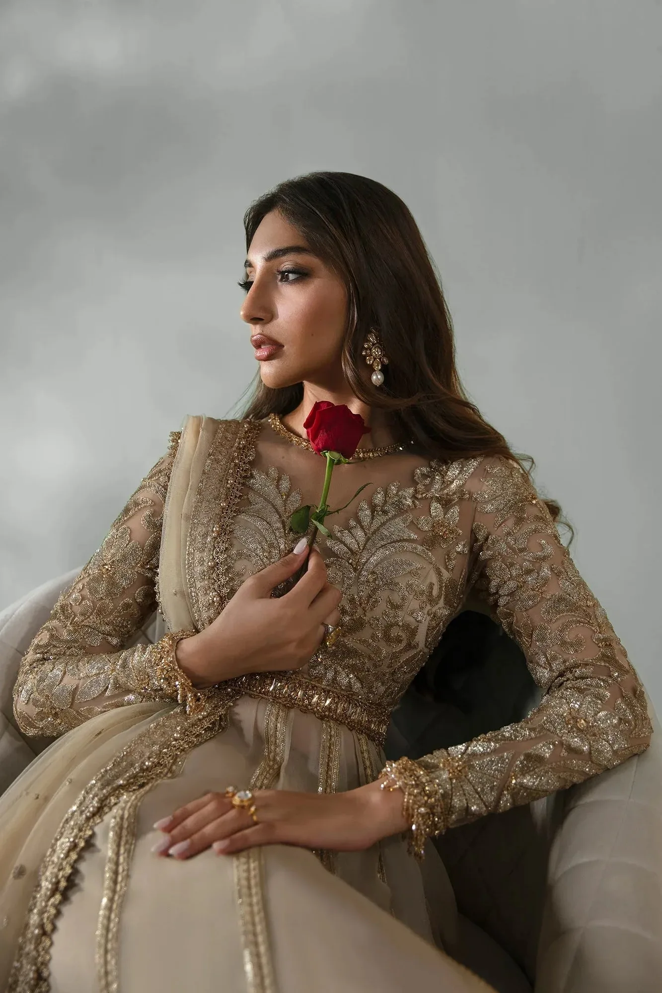 Elan Pret Crepusule Golden Chiffon – view 5 – Poshaq