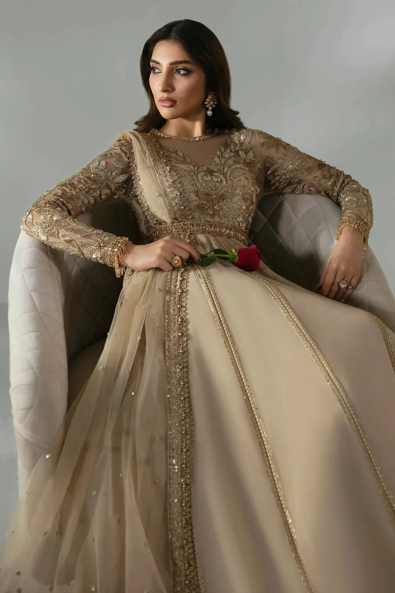 Elan Pret Crepusule Golden Chiffon – view 6 – Poshaq