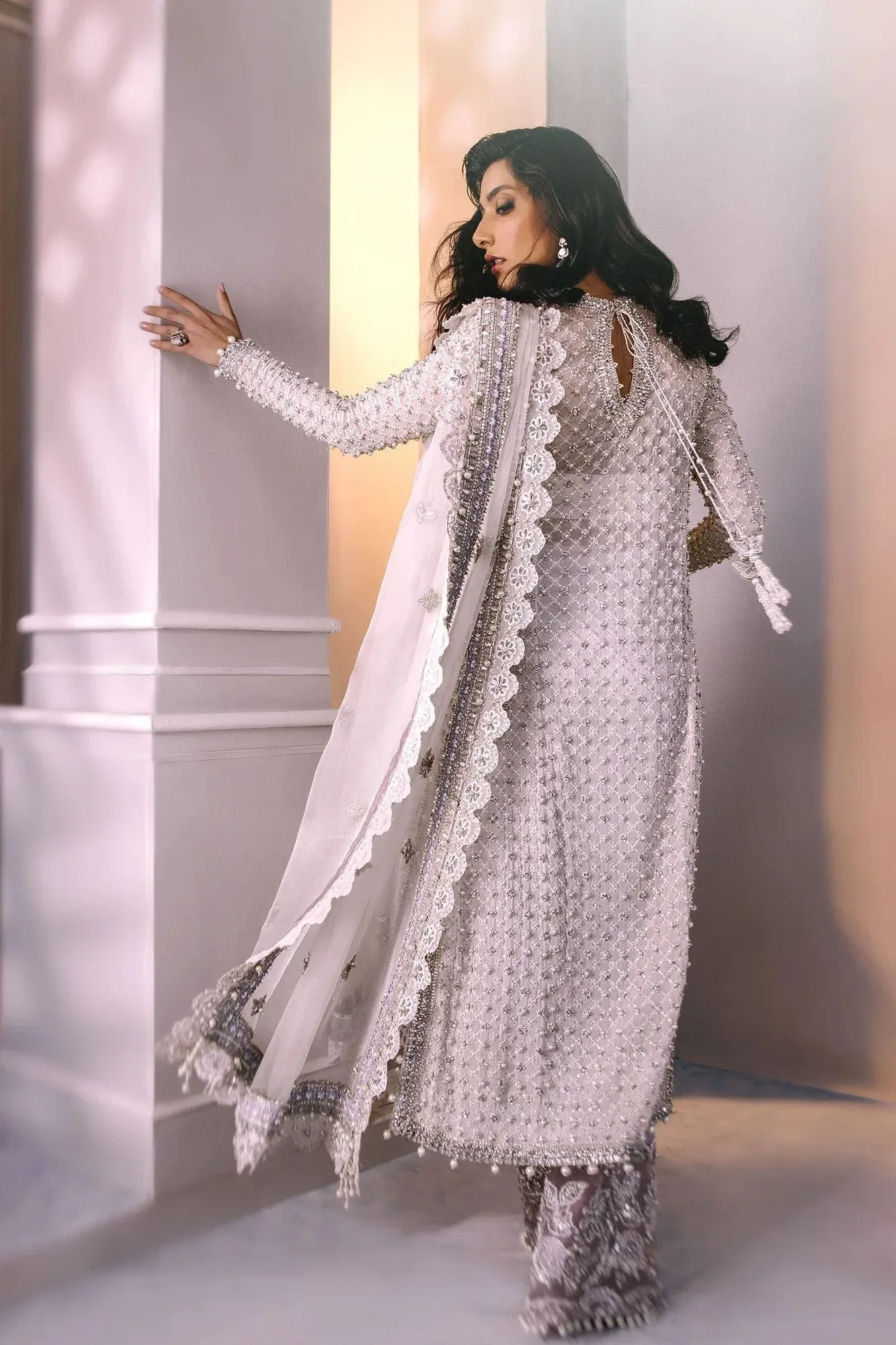 Elan Demi Couture Onirique Lilac Organza – view 3 – Poshaq