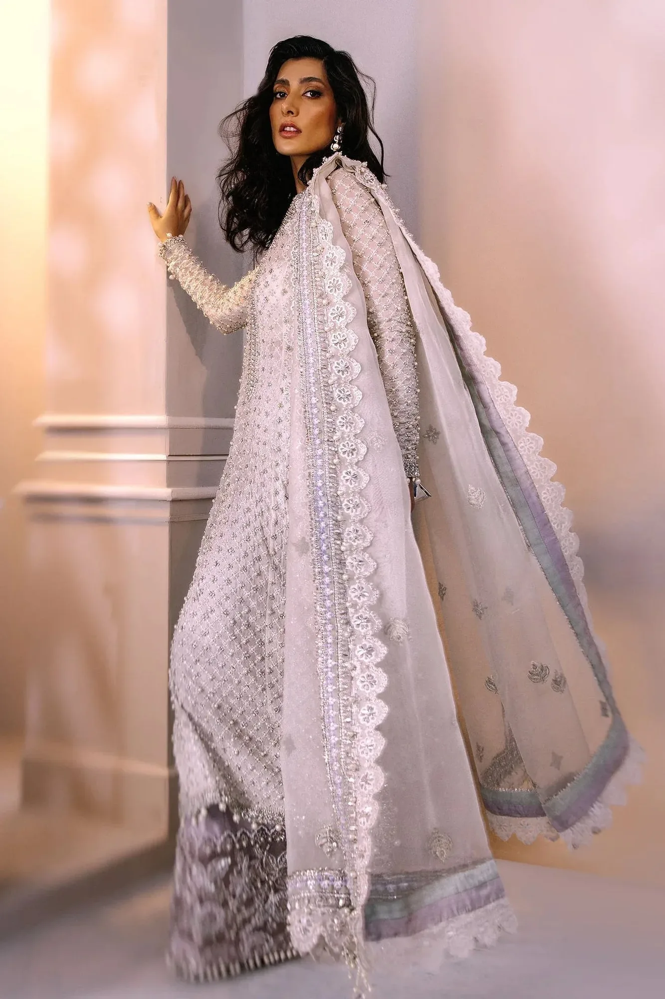 Elan Demi Couture Onirique Lilac Organza – view 5 – Poshaq