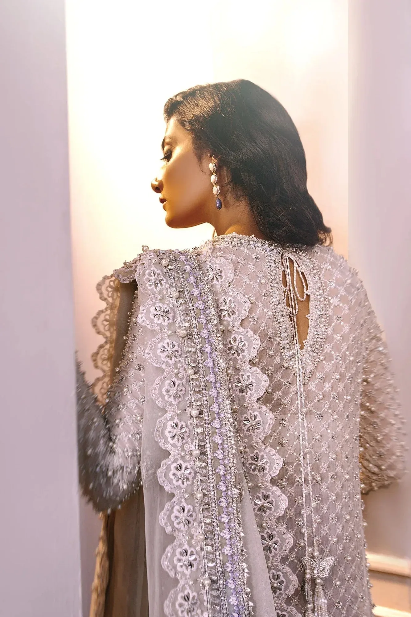 Elan Demi Couture Onirique Lilac Organza – view 6 – Poshaq