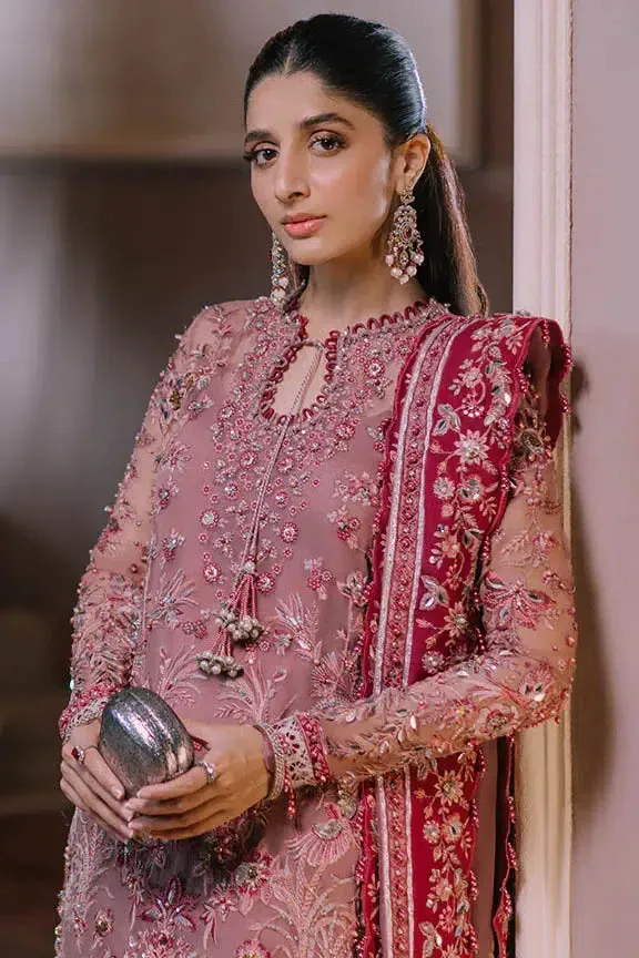 Elan Wedding Festive 23 Pink Raw Silk – view 6 – Poshaq