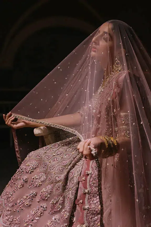 Elan Wedding Festive 23 Tea Pink Raw Silk – view 3 – Poshaq