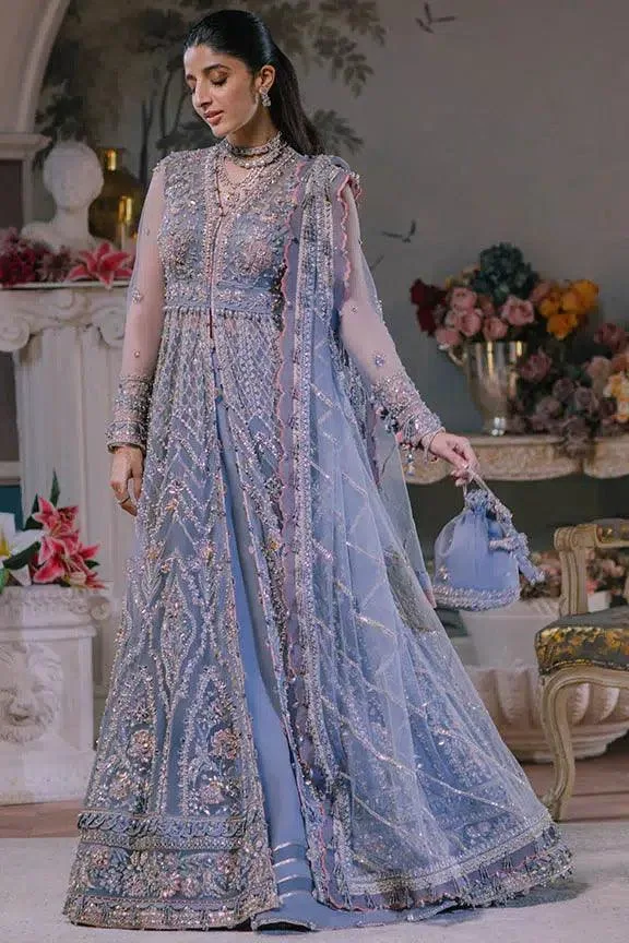 Elan Wedding Festive 23 Lavender Raw Silk – view 1 – Poshaq
