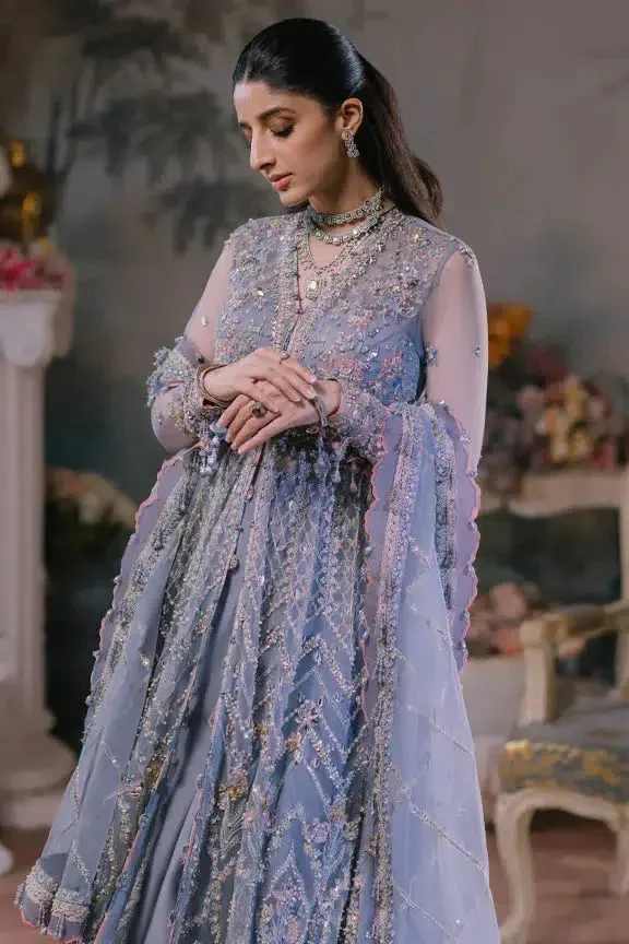 Elan Wedding Festive 23 Lavender Raw Silk – view 4 – Poshaq
