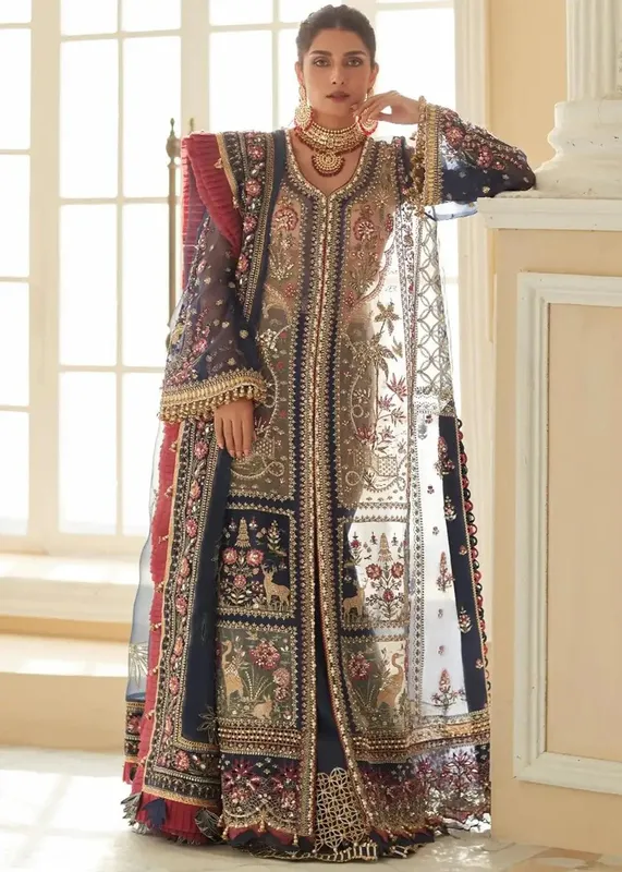 Elan Wedding Festive 23 Silver Raw Silk – view 1 – Poshaq