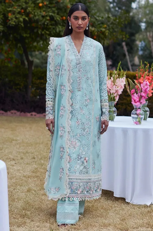 Elan Lawn24 Organza – view 1 – Poshaq