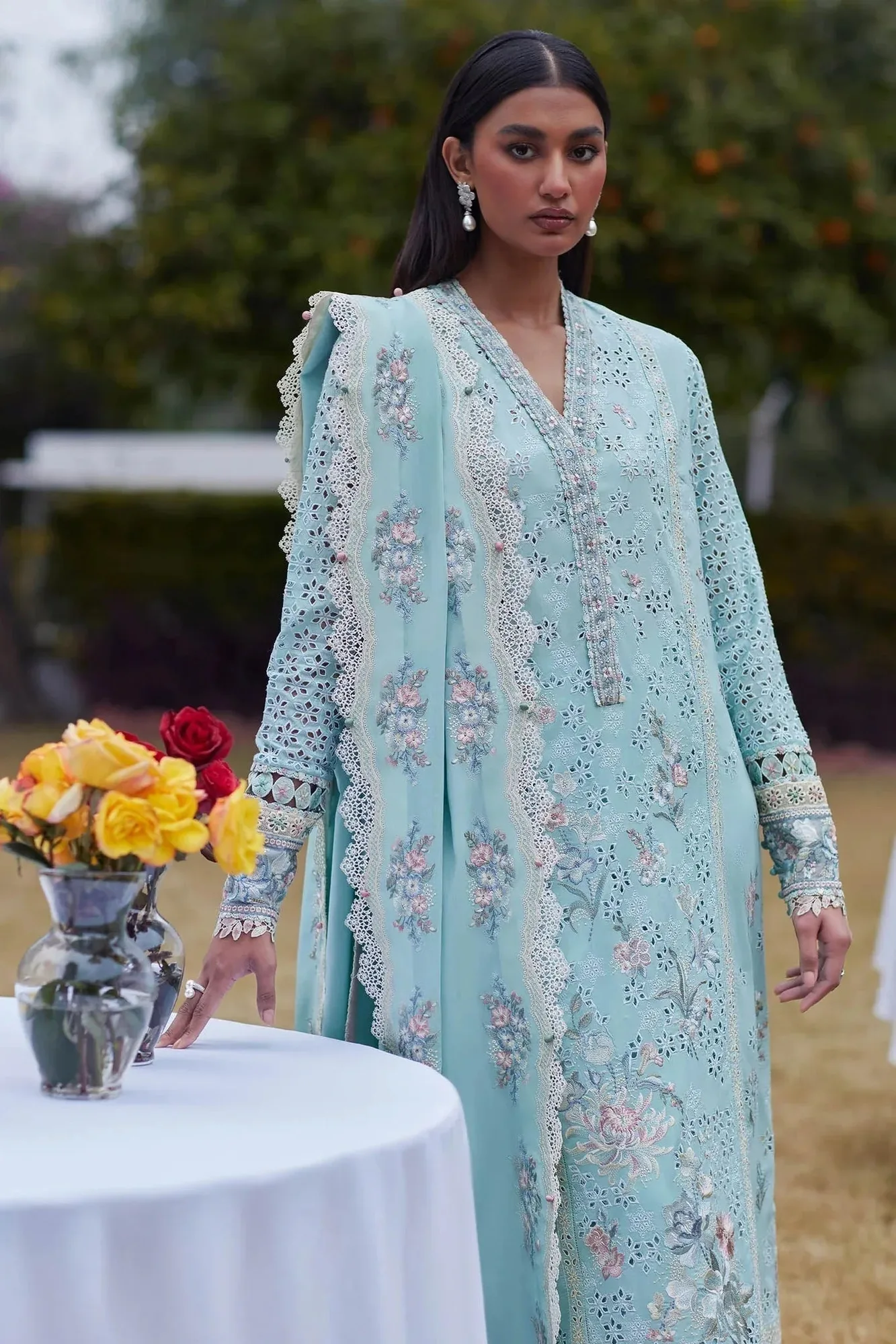 Elan Lawn24 Organza – view 2 – Poshaq
