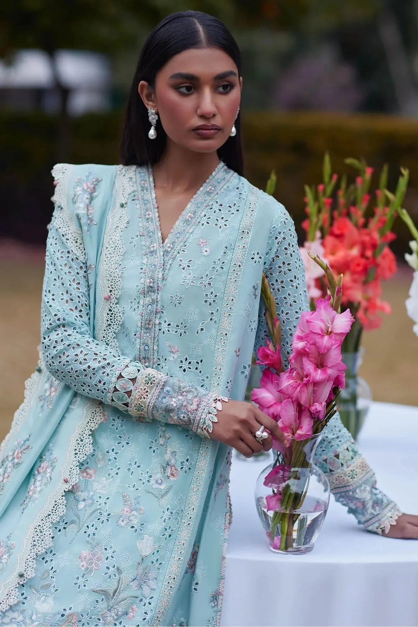 Elan Lawn24 Organza – view 4 – Poshaq