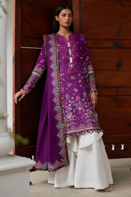 Elan Lawn24 Magenta Cambric – view 1 – Poshaq