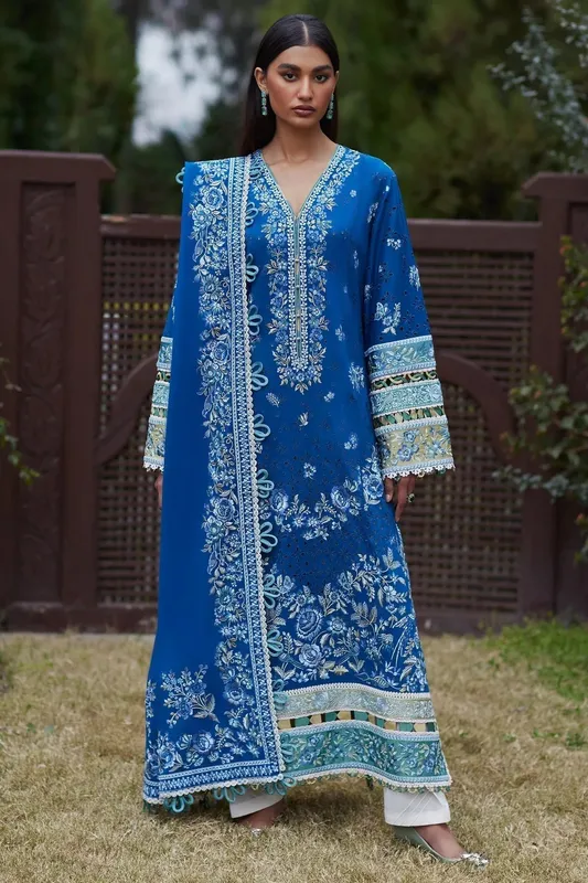 Elan Lawn24 Blue Cambric – view 1 – Poshaq