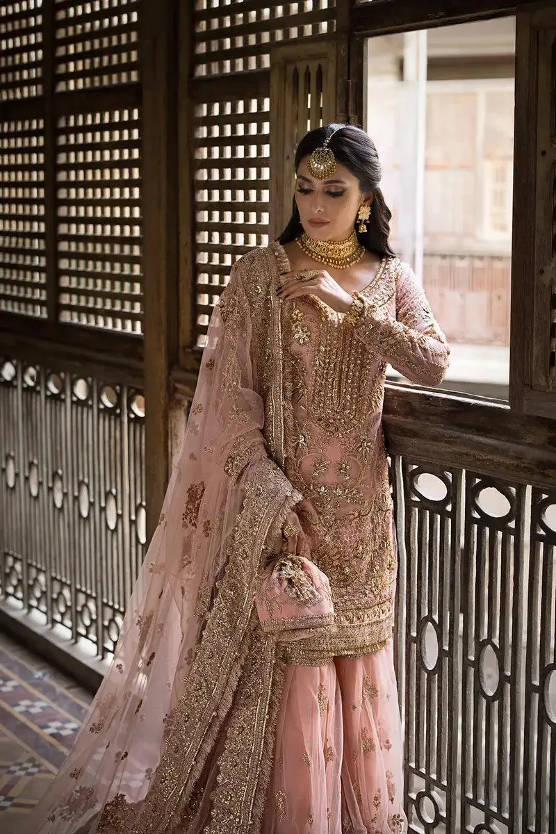 Erum Khan Jahan Wedding 23 Pink Cotton Silk – view 5 – Poshaq