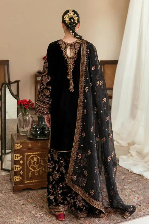 Baroque Velvet 25 Black Organza – view 2 – Poshaq